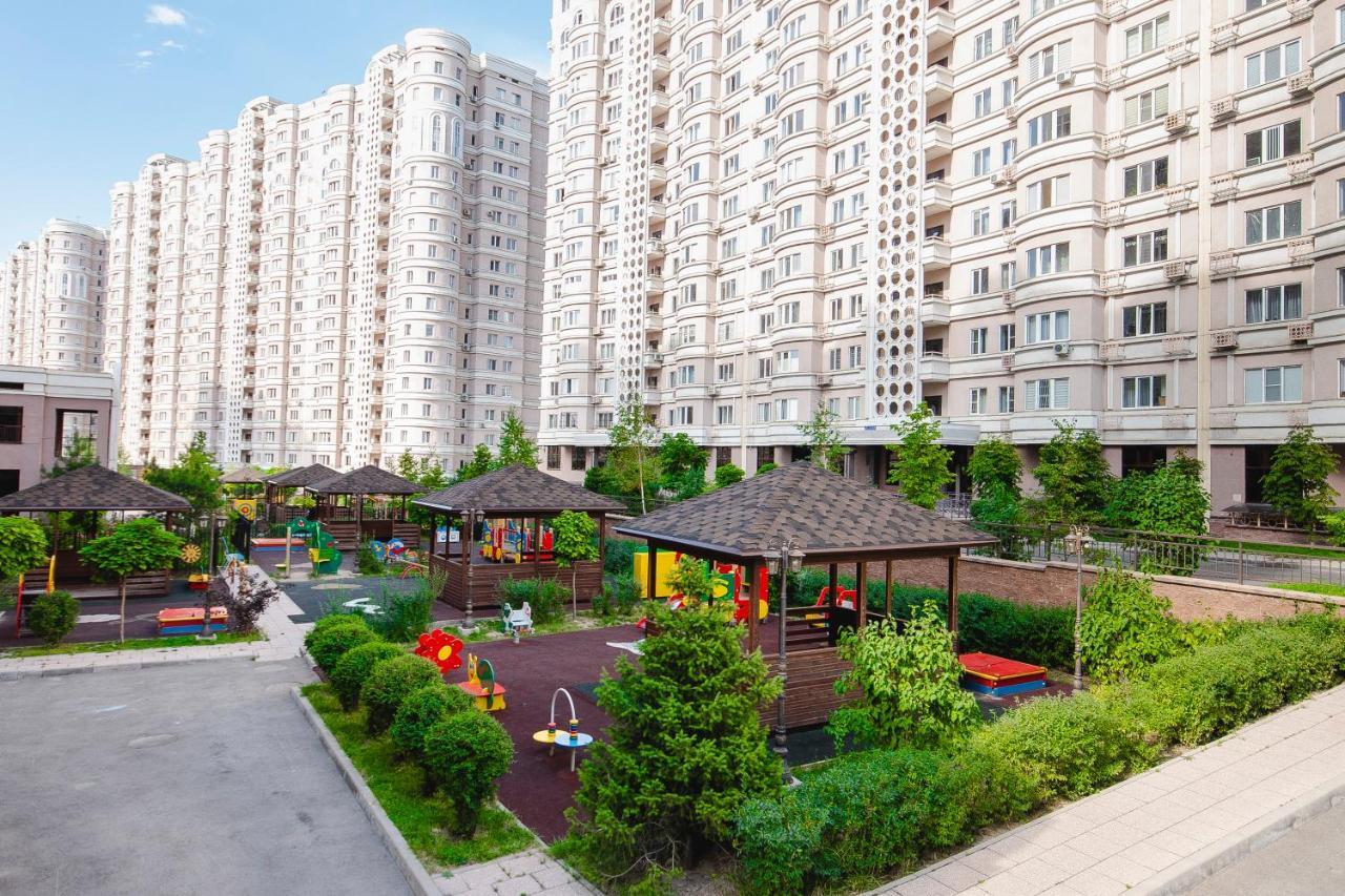 Razmestim В Жк Шахристан На 15 Этаже Almaty Exterior photo